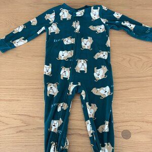 Simple Joys 24M old Long Sleeve Bull Dog Pajama Onesie